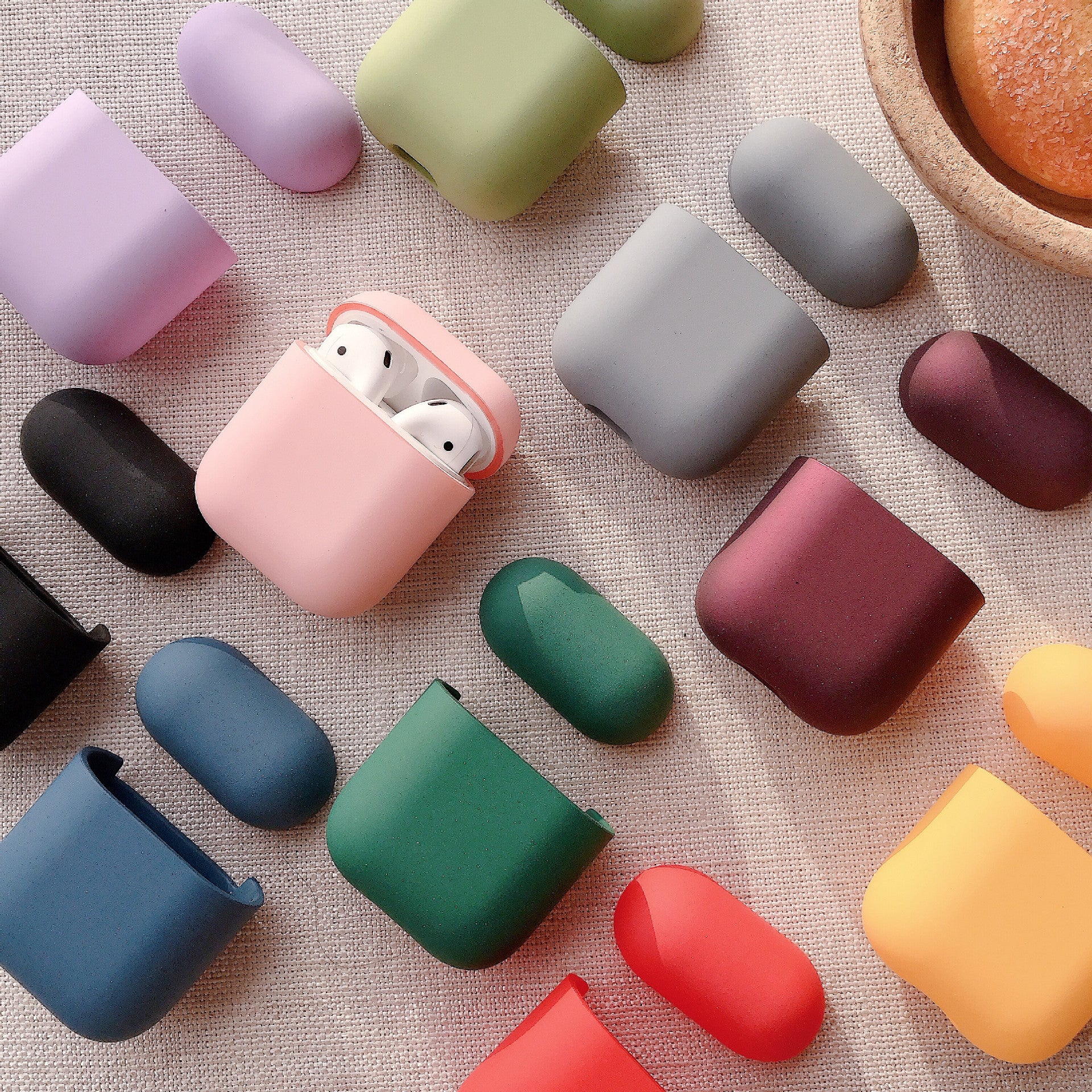 Solid Color Wireless Airpod Case Cover - Cloud Tech