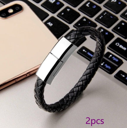 New Bracelet Charger USB Charging Cable Data Charging Cord For IPhone14 13 Max USB C Cable For Phone Micro Cable - Cloud Tech