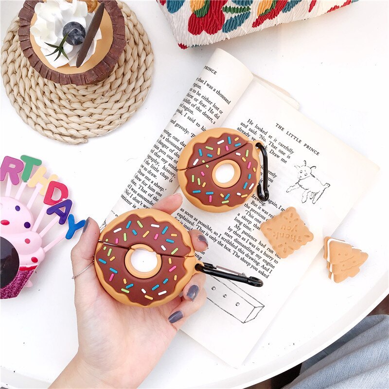 Adorable Donut Protective Case For Airpods - Cloud Tech